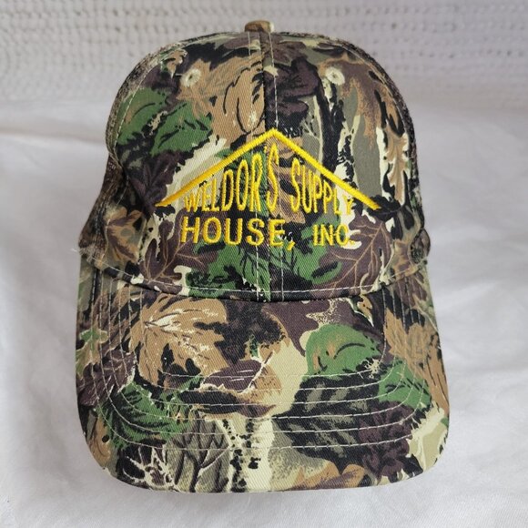 Otto Collection Weldor's Supply House Inc Baseball Trucker Hat Cap Camo premium - Picture 1 of 7